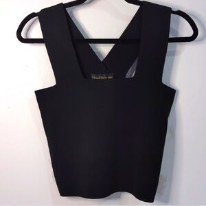 House of Harlow 1960 Cross-back Black Top